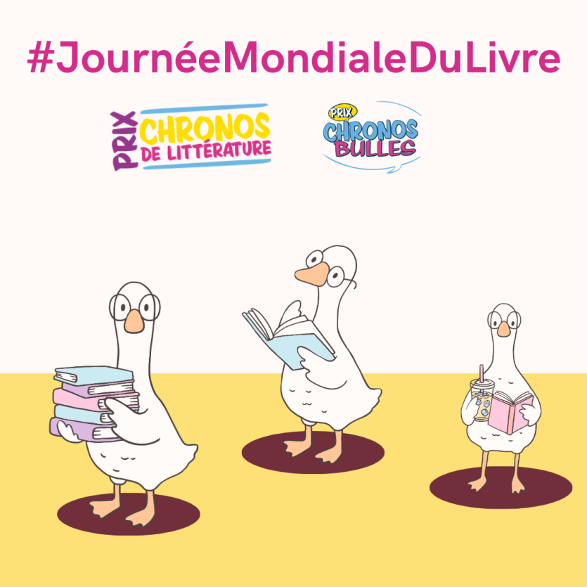 Célébrons la Journée mondiale du livre avec le Prix Chronos !