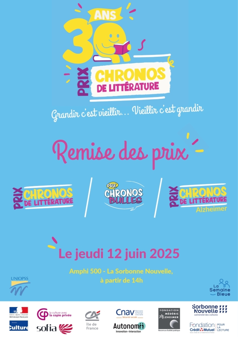 Remise des Prix Chronos 2025